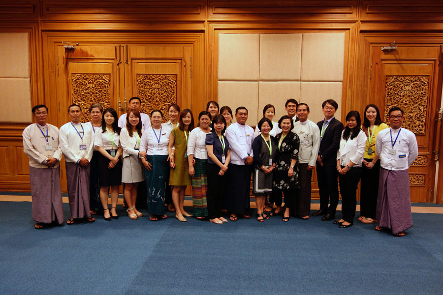 Fellows visit the Parliament of Myanmar, May 18, 2016