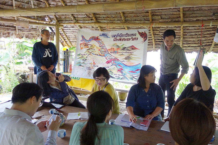 치앙콩 보존 그룹 Niwat Roykaew 대표와의 간담회, 2017년 8월 25일